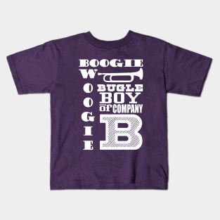 Boogie Woogie (white) Kids T-Shirt